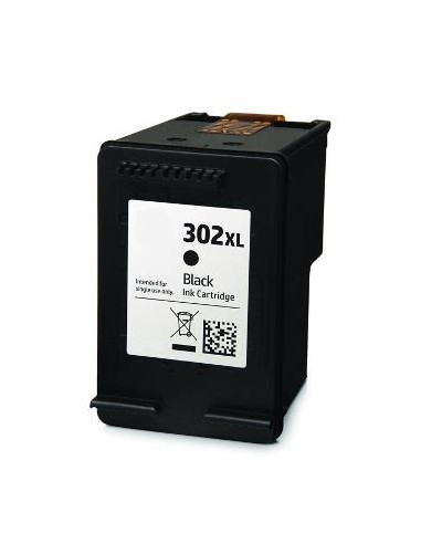INK COMPATIBILE HP 302XL Nero 15ML X 1110 2130 3630 3636 4520 3830 3831 3834 3835 4650 4527 4657 5230 F6U68AE