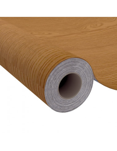 Pellicole Autoadesive per Porte 2 pz Rovere Chiaro 210x90cm PVC