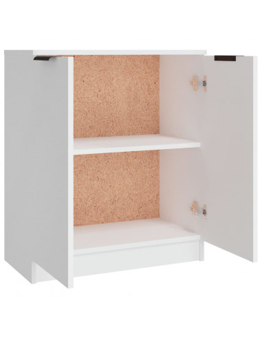 Credenze 3 pz Bianco in Legno Multistrato