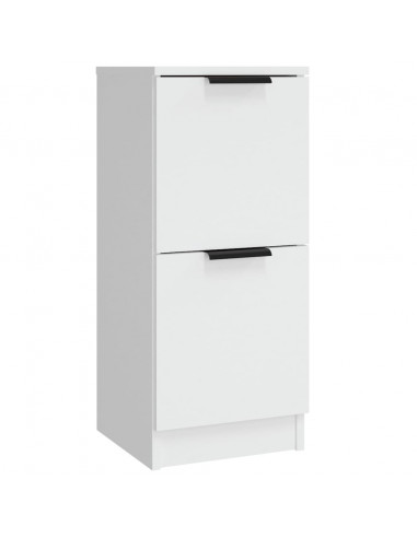 Credenze 3 pz Bianco in Legno Multistrato