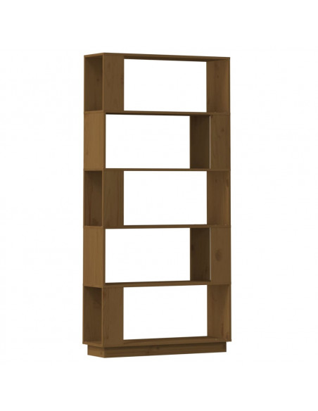 Libreria/Divisorio Miele 80x25x163,5 cm Legno Massello