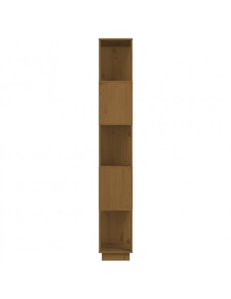 Libreria/Divisorio Miele 80x25x163,5 cm Legno Massello