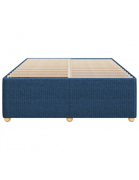 Giroletto senza Materasso Blu 160x200 cm in Tessuto