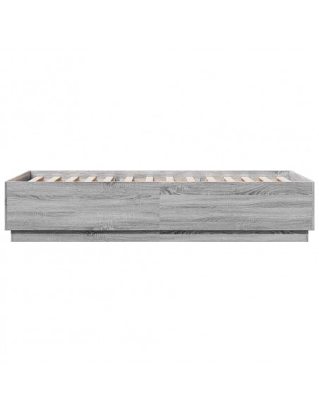 Giroletto Grigio Sonoma 90x200 cm in Legno Multistrato