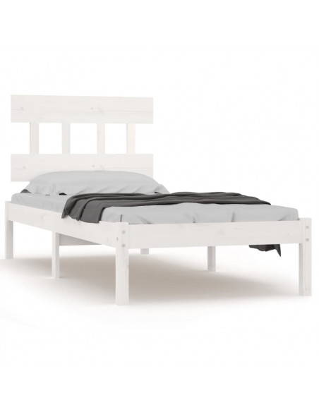 Giroletto Bianco in Legno Massello 90x190 cm Single