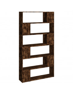 Libreria/Divisorio Rovere Fumo 100x24x188 cm 2