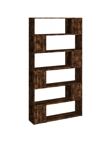 Libreria/Divisorio Rovere Fumo 100x24x188 cm