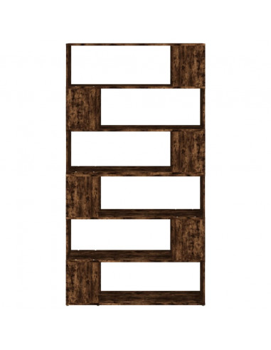 Libreria/Divisorio Rovere Fumo 100x24x188 cm