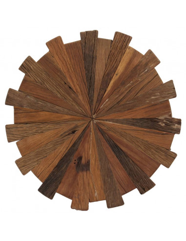 Tavolini da Salotto 2 pz in Legno Massello di Recupero