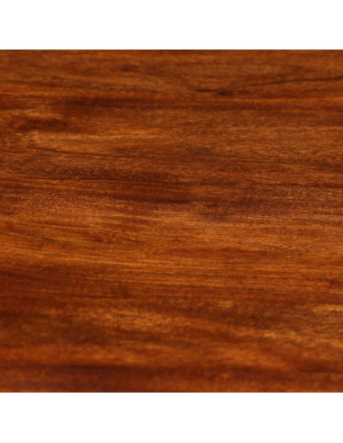Set Tavolo da Pranzo 5 pz Legno Massello di Acacia e Sheesham