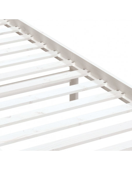 Giroletto Bianco 90x190 cm Single in Legno Massello