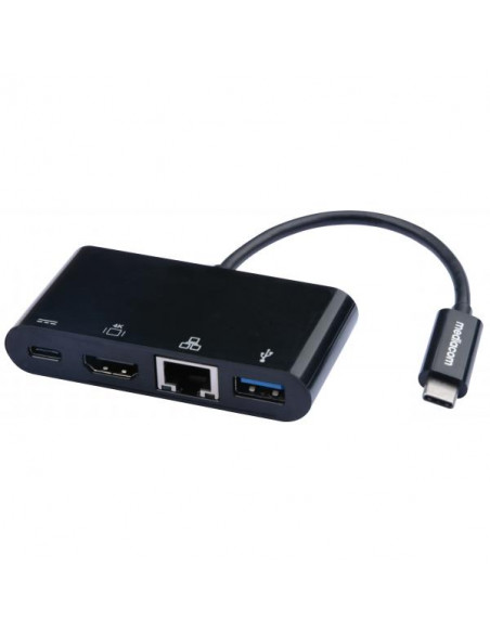 Mediacom M-DOCKTPC Docking Station USB-C to USB3.0/HDMI/GLAN