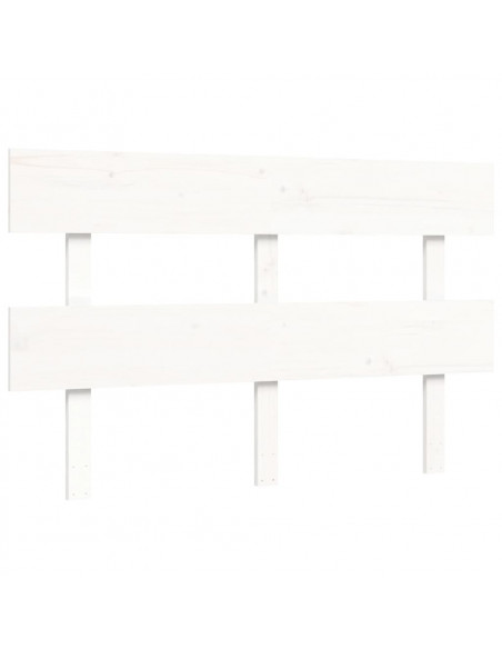 Giroletto con Testiera Bianco Small Double Legno Massello