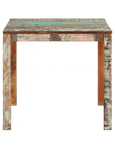 Tavolo da Pranzo 82x80x76 cm in Legno Massello di Recupero