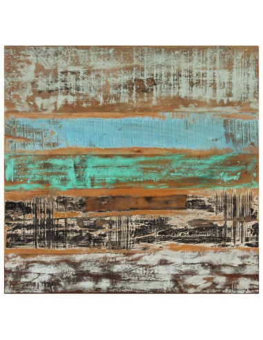 Tavolo da Pranzo 82x80x76 cm in Legno Massello di Recupero