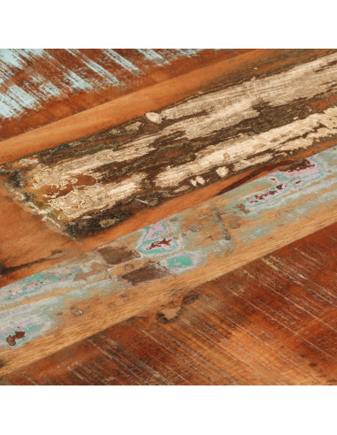 Tavolo da Pranzo 110x55x76 cm in Legno Massello di Recupero