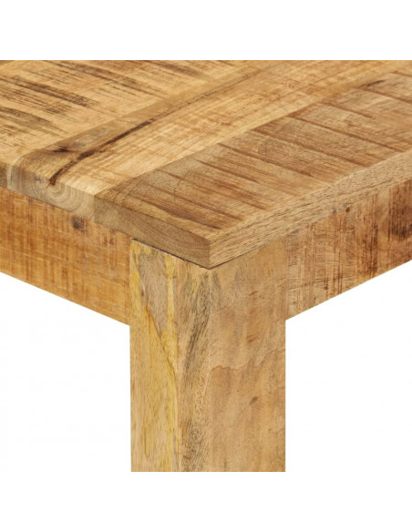 Tavolo da Pranzo 110x55x76 cm in Legno Massello di Mango