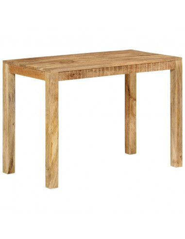 Tavolo da Pranzo 110x55x76 cm in Legno Massello di Mango