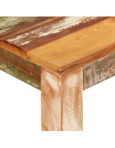 Tavolo da Bar 112x55x108 cm in Legno Massello di Recupero