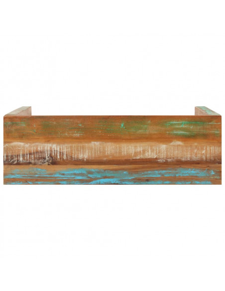 Tavolo Consolle 110x35x76 cm in Legno Massello di Recupero