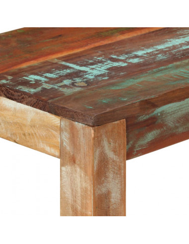 Tavolo Consolle 110x35x76 cm in Legno Massello di Recupero