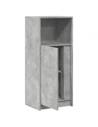 Credenza con LED Grigio Cemento 42,5x34x100cm Legno Multistrato