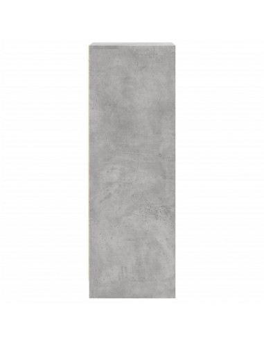 Credenza con LED Grigio Cemento 42,5x34x100cm Legno Multistrato