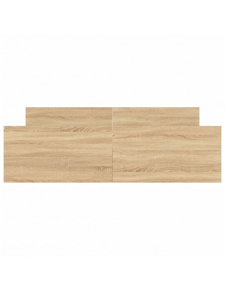 Giroletto con Testiera e Pediera Rovere Sonoma 140x200 cm