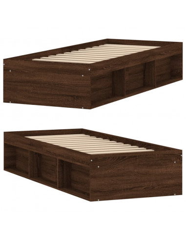 Giroletto Rovere Marrone 75x190 cm Small Single