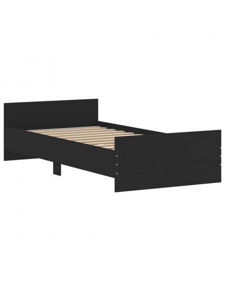 Giroletto Nero 90x200 cm in Legno Multistrato