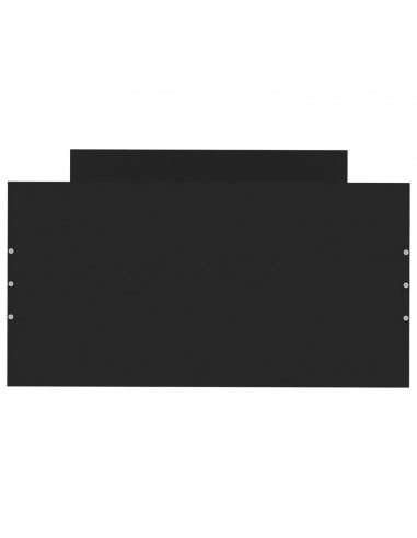 Giroletto Nero 75x190 cm Small Single in Legno Multistrato