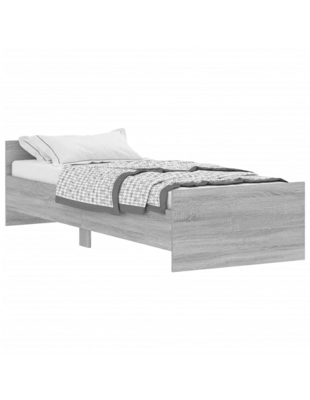 Giroletto Grigio Sonoma 75x190cm Small Single Legno Multistrato
