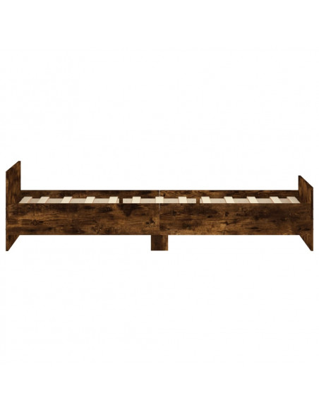 Giroletto senza Materasso Rovere Fumo 90x200 cm in Truciolato