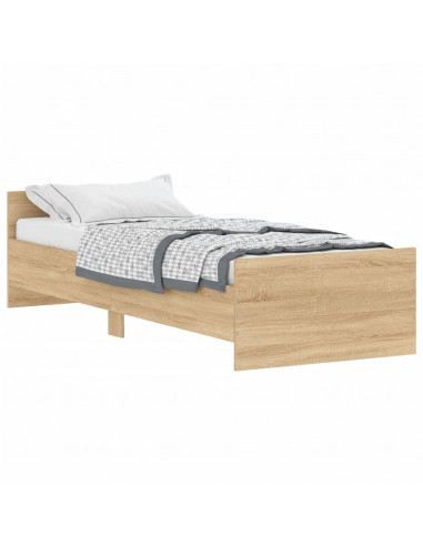 Giroletto Rovere Sonoma 75x190cm Small Single Legno Multistrato