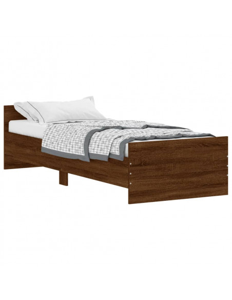 Giroletto Rovere Marrone 75x190 cm Small Single Multistrato