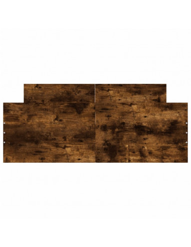 Giroletto con Testiera e Pediera Rovere Fumo 120x200 cm