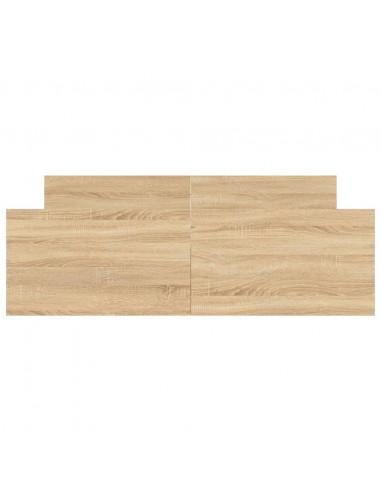 Giroletto con Testiera e Pediera Rovere Sonoma 140x190 cm