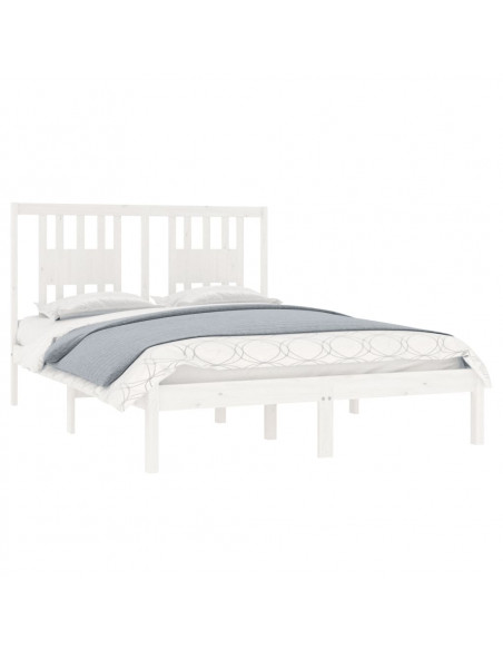 Giroletto Bianco in Legno Massello 135x190 cm Double