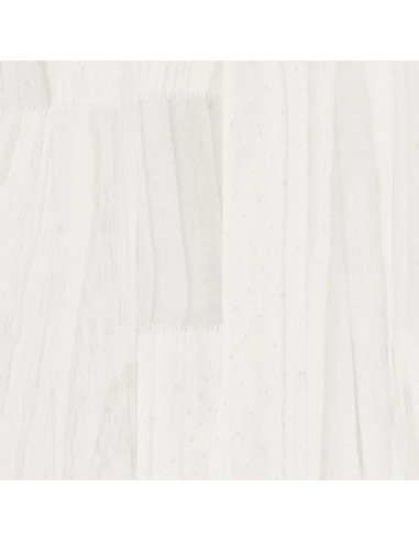 Giroletto Bianco in Legno Massello 135x190 cm Double