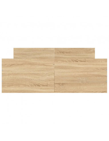 Giroletto con Testiera e Pediera Rovere Sonoma 120x200 cm