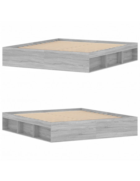 Giroletto Grigio Sonoma 180x200 cm Super King