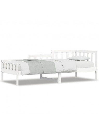 Dormeuse Bianca 80x200 cm in Legno Massello di Pino