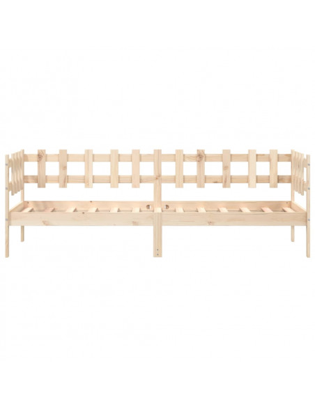 Dormeuse 80x200 cm in Legno Massello di Pino