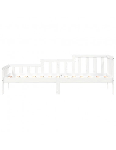 Dormeuse Bianca 90x200 cm in Legno Massello di Pino