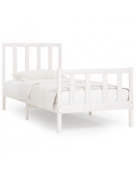 Giroletto Bianco in Legno Massello 100x200 cm