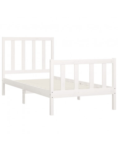 Giroletto Bianco in Legno Massello 100x200 cm