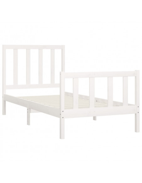 Giroletto Bianco in Legno Massello 100x200 cm