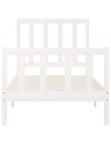 Giroletto Bianco in Legno Massello 100x200 cm