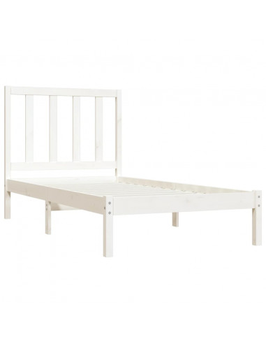 Giroletto Bianco in Legno Massello di Pino 100x200 cm