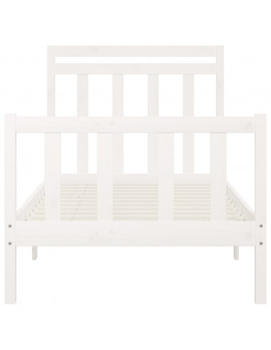 Giroletto Bianco in Legno Massello di Pino 100x200 cm